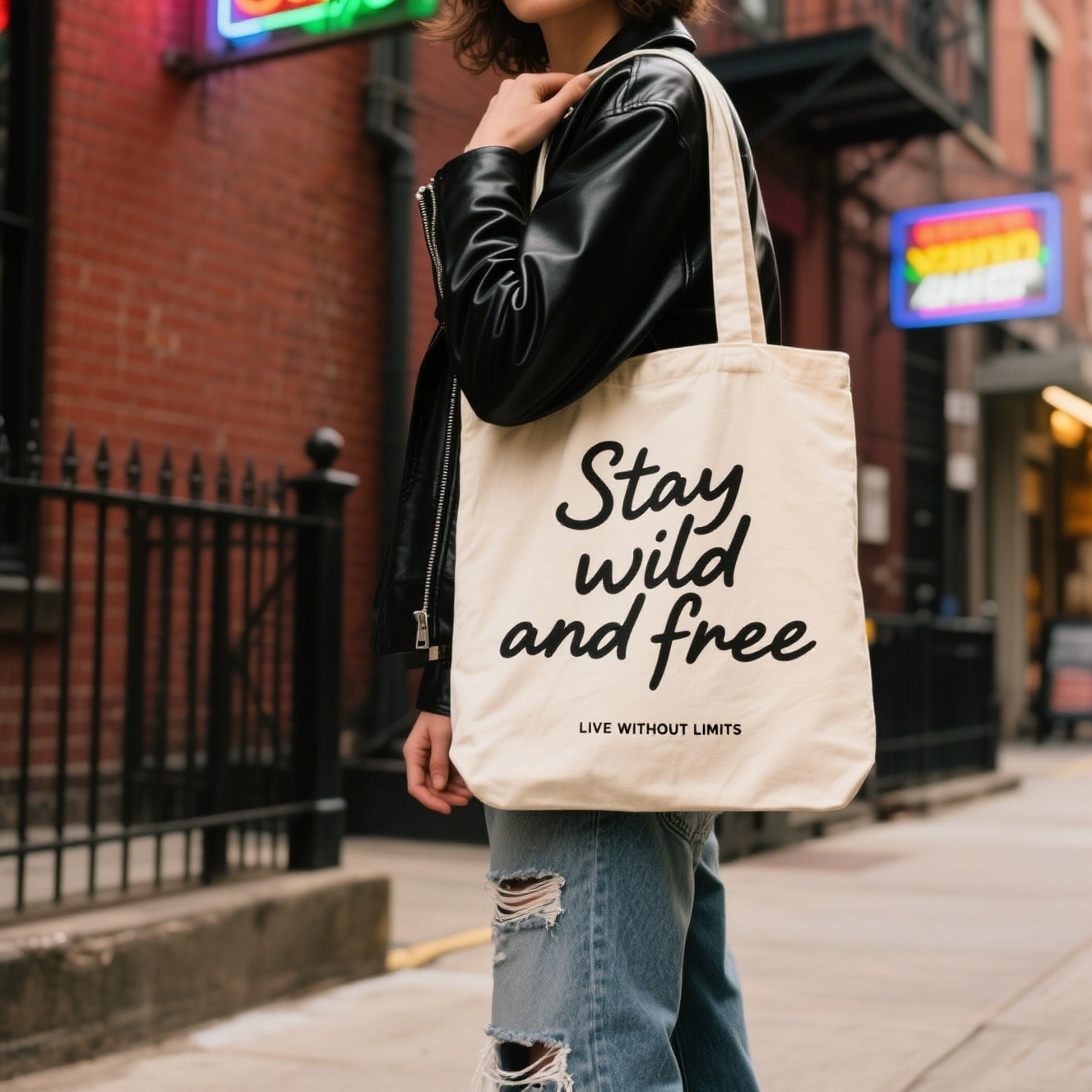 Canvas tote bag product 28